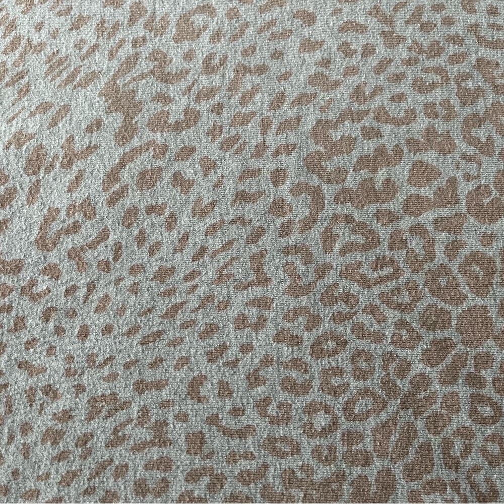 Leopard Print One Shoulder Sweater - small